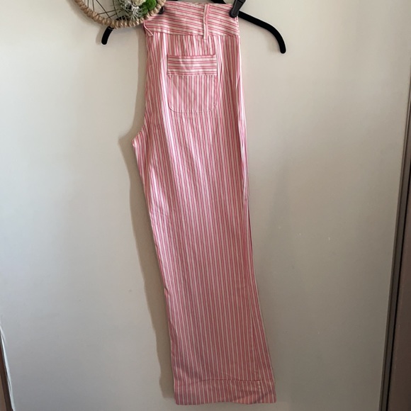 Striped wide leg pants. - Picture 5 of 5